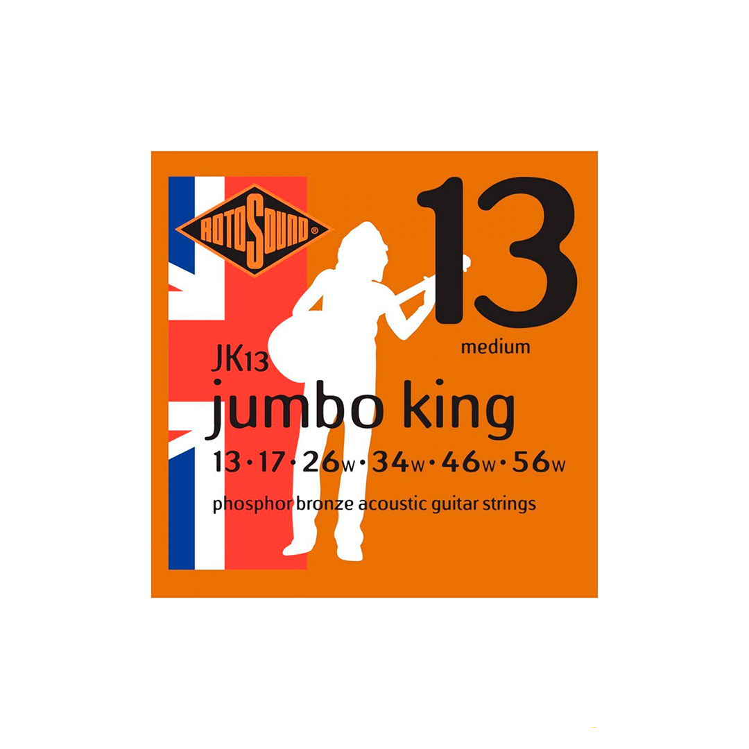 Rotosound Jumbo King Acoustic Medium Guitar Strings